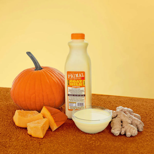 Primal Pet Foods Raw Goat Milk, Pumpkin Spice 32oz