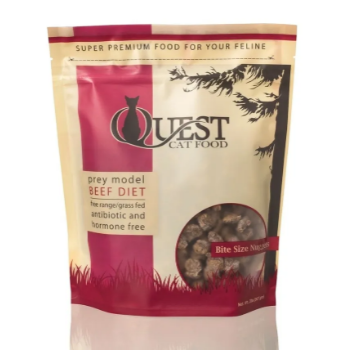 Quest Frozen Cat Food 2lb Bags - Select a Protein