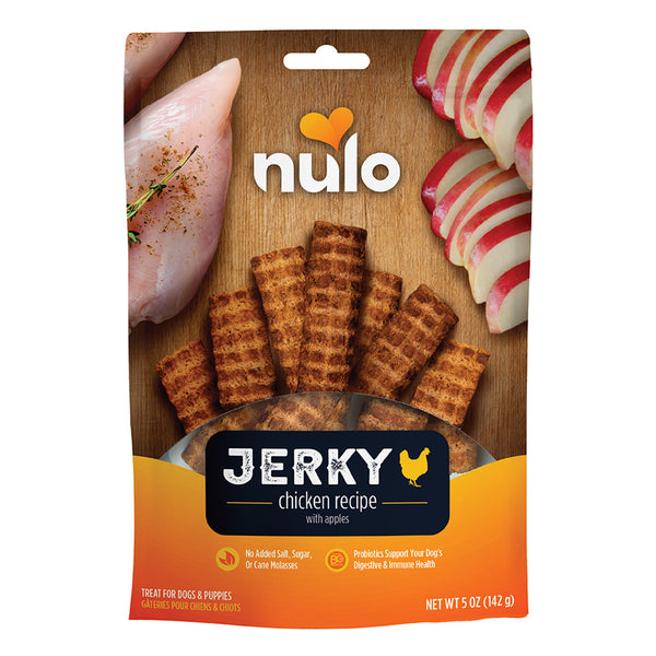 Nulo Jerky Chicken Recipe w/ Apples Dog Treats