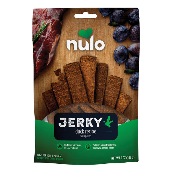 Nulo Jerky Duck Recipe w/ Plums Dog Treats