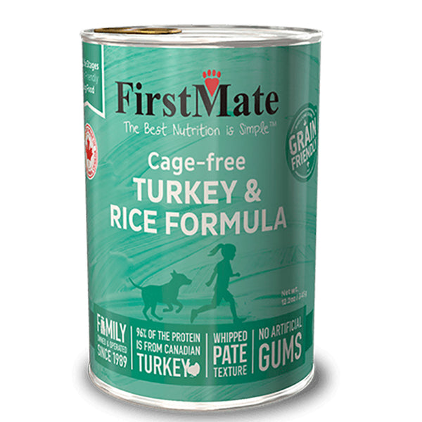 FirstMate Limited Ingredient Cage-Free Turkey & Rice Formula Canned Dog Food