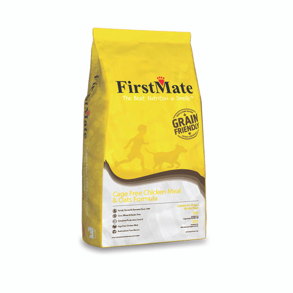FirstMate Cage Free Chicken Meal & Oats Formula Dry Dog Food