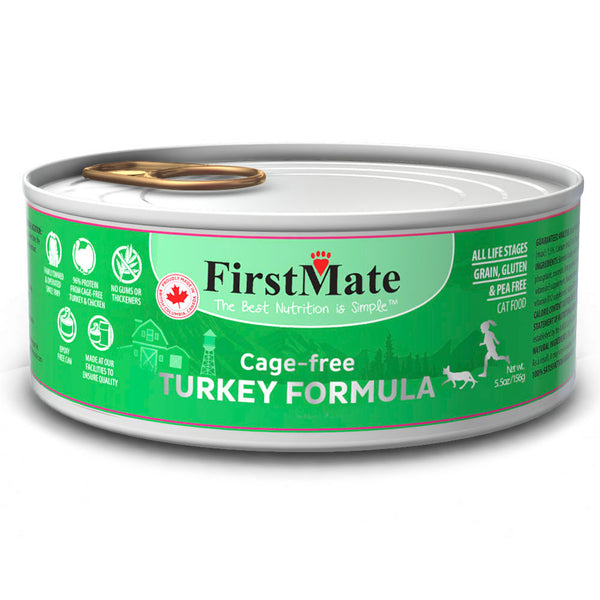 FirstMate Cage-Free Turkey Formula Canned Cat Food