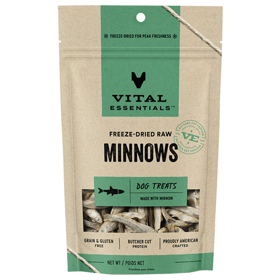 Vital Essentials Minnows FreezeDried Raw Dog Treats Houston Raw Pet Food