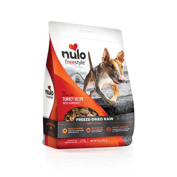 Nulo Freestyle Freeze-Dried Raw Turkey Recipe w/ Cranberries Dog Food