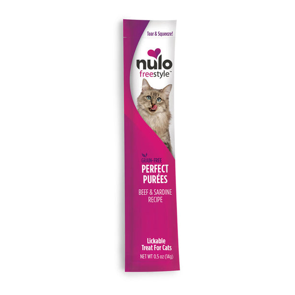 Nulo Freestyle Perfect Puree Beef & Sardine Lickable Cat Treat