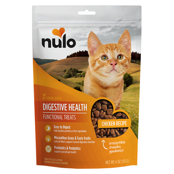 Nulo Digestive Health Chicken Recipe Functional Crunchy Cat Treats