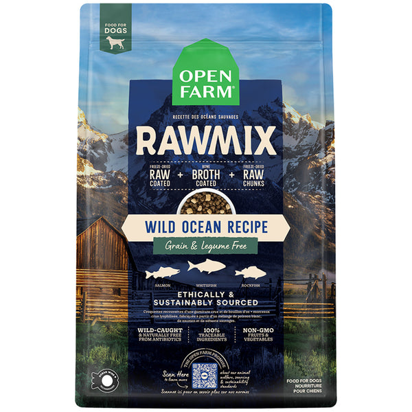 Open Farm RawMix Grain Free Wild Ocean Recipe Dry Dog Food