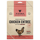 Vital Essentials Chicken Entrée Mini Nibs Freeze-Dried Raw Cat Food