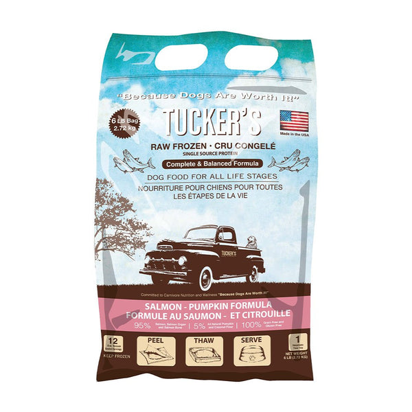 Tucker's Frozen Raw Complete Dog Food - 6 Lbs - Select a Flavor