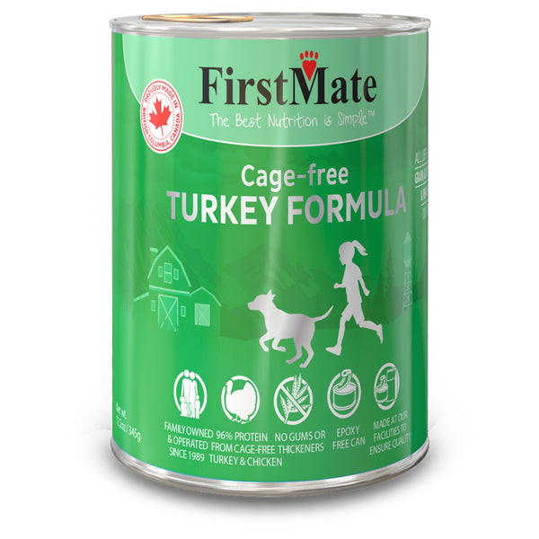 FirstMate Limited Ingredient Cage-Free Turkey Formula Canned Dog Food