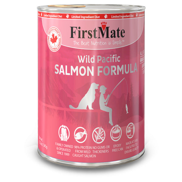 FirstMate Limited Ingredient Wild Salmon Formula Canned Dog Food
