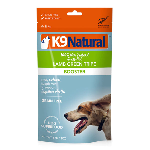 K9 Natural Lamb Green Tripe Freeze-Dried Booster Dog Food Topper - 2oz
