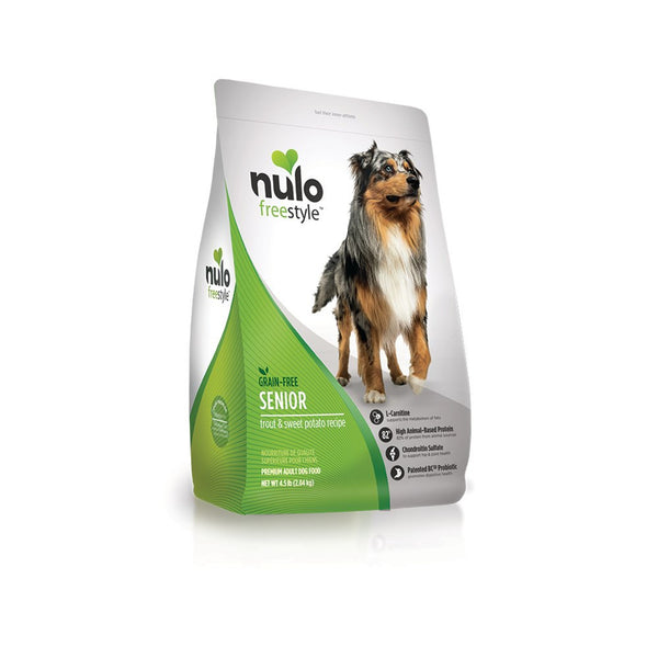 Nulo Freestyle Senior Trout & Sweet Potato Dry Dog Food