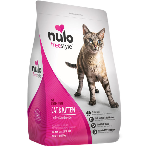 Nulo Freestyle Cat & Kitten Chicken & Cod Recipe Dry Cat Food