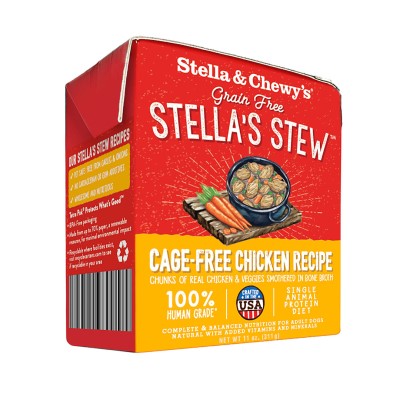 Stella & Chewy's Wet Dog Food - Cage-Free Chicken Stew-Case of 12