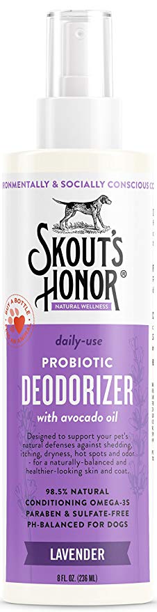 Skout's Honor Probiotic Deodorizing Spray Lavender 8oz