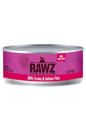 Rawz 96% Turkey & Salmon Wet Cat Food