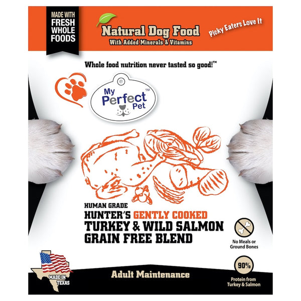 My Perfect Pet Hunter's Turkey & Salmon Blend Grain-Free Frozen Dog Food, 3.5-lb
