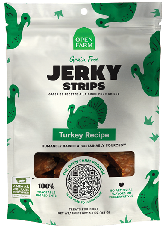 Open Farm Grain Free Jerky Strips 5.6oz