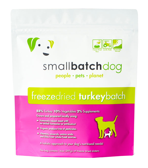 Smallbatch Freeze dried Turkey Batch dog