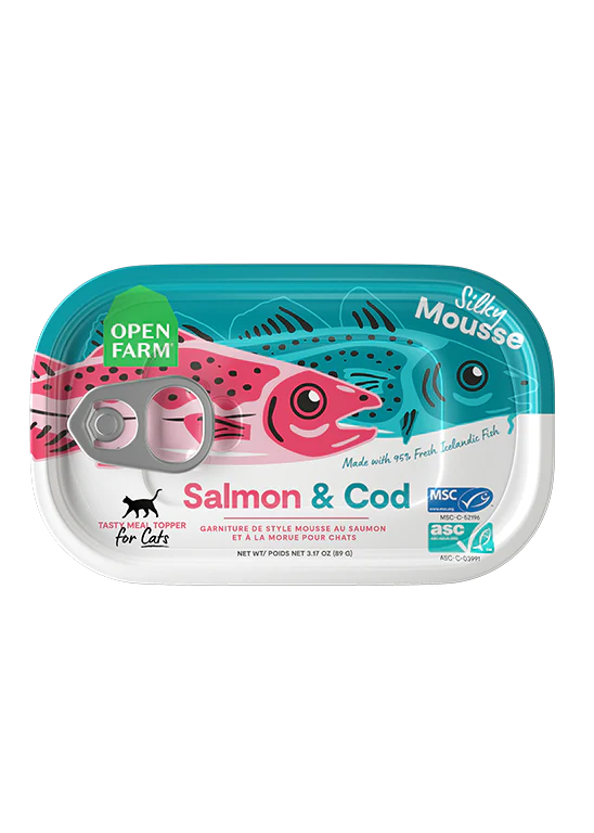 Open Farm Salmon & Cod Topper for Cats