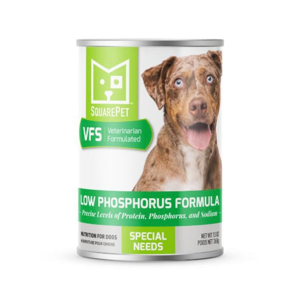 SquarePet VFS Low Phosphorus Wet Dog Food Can, 13-oz