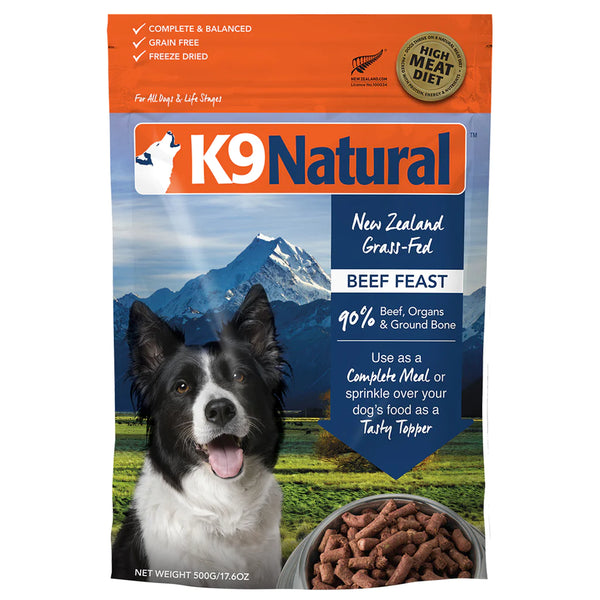 K9 Natural Freeze-Dried Beef Dog Food