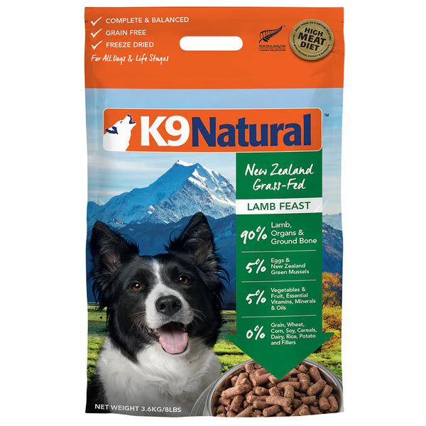 K9 Natural Freeze-Dried Lamb Dog Food