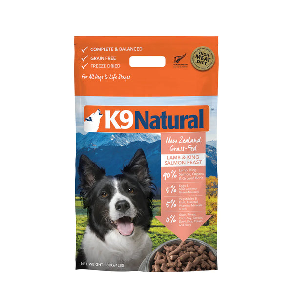 K9 Natural Freeze-Dried Lamb & Salmon Dog Food