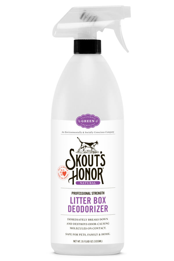 Skout's Honor Cat Litter Box Deodorizer Spray 35oz