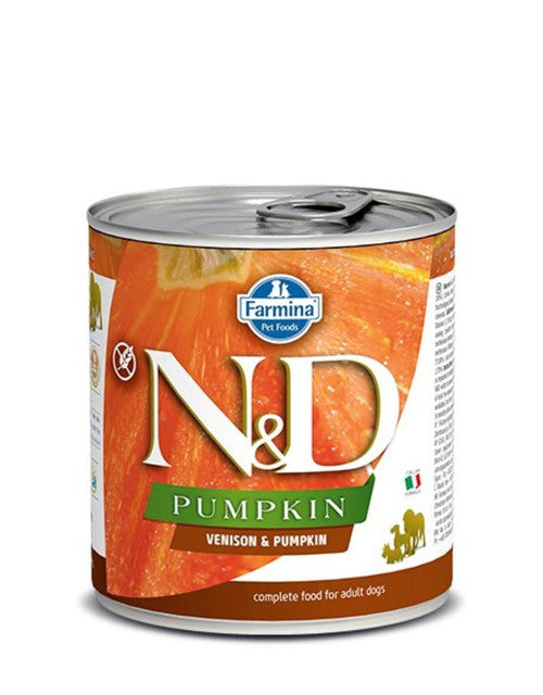 Farmina Natural & Delicious VENISON & PUMPKIN & APPLE 6/10 oz. Dog Cans