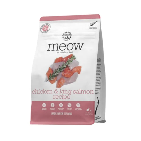 The NZ Natural Pet Food Co. Meow Air Dried Cat Food - Chicken & King Salmon