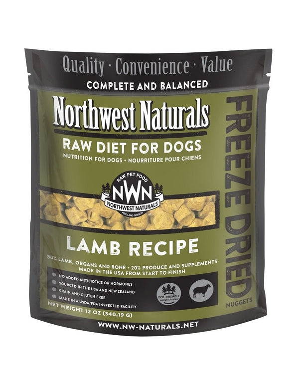 Northwest Naturals Freeze Dried Dog Food | Lamb 12 oz