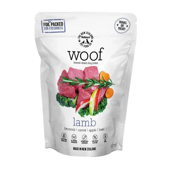 The NZ Natural Pet Food Co. Woof Freeze Dried Dog Treats - Lamb