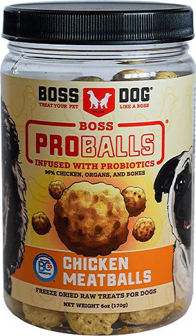 Boss Dog Proballs Chicken Freeze Dried Dog Treats