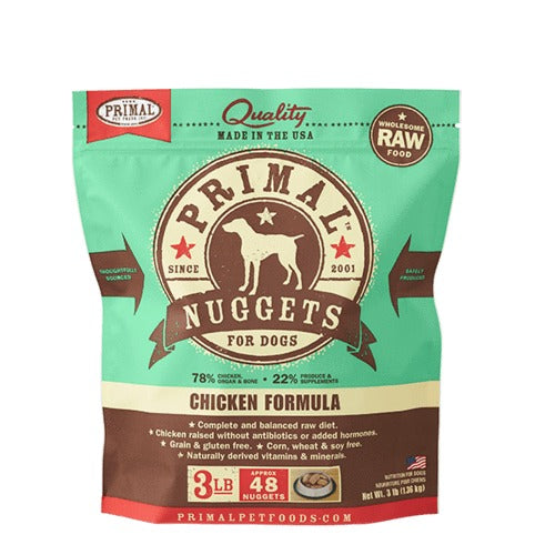 PRIMAL RAW FROZEN CHICKEN FORMULA FOR DOGS