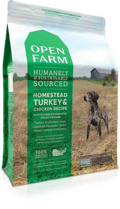 OPEN FARM GRAIN FREE HOMESTEAD TURKEY & CHICKEN RECIPE DRY DOG FOOD