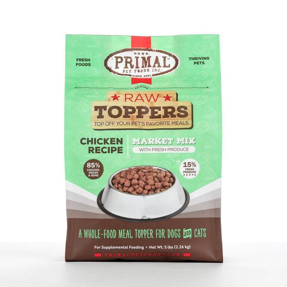 PRIMAL CHICKEN BUTCHER'S BLEND RAW FROZEN TOPPER