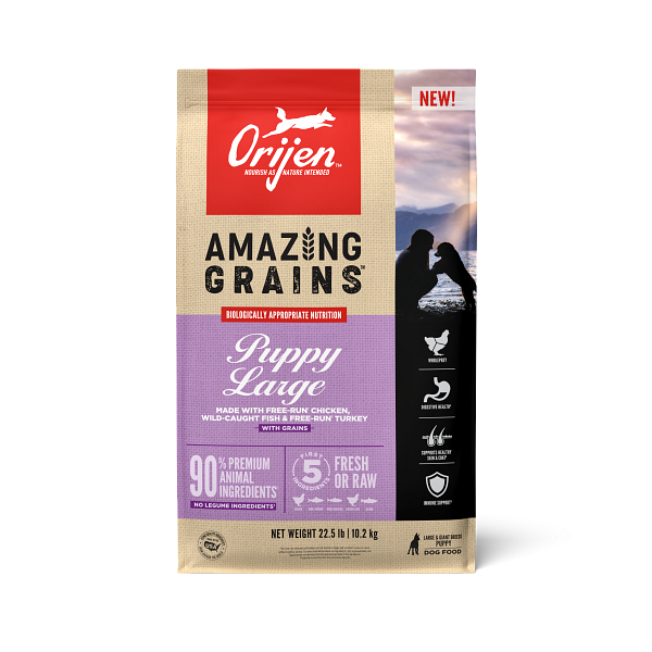 High Protein Amazing Grains Large Breed Puppy Dry Dog Food