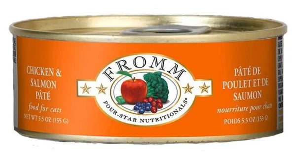 Fromm Four Star Grain Free Chicken & Salmon Pate Canned Cat Food