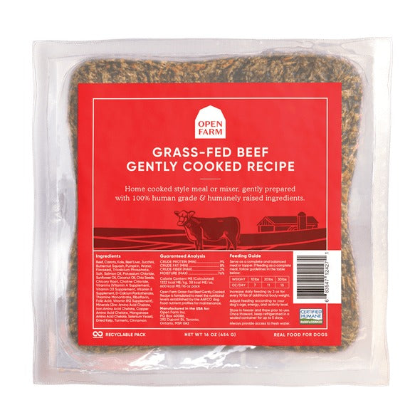 OPEN FARM GRASS-FED BEEF GENTLY COOKED RECIPE