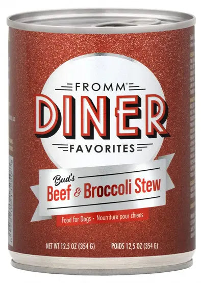 Fromm Diner Favorites Bud's Beef & Broccoli Stew Canned Dog Food
