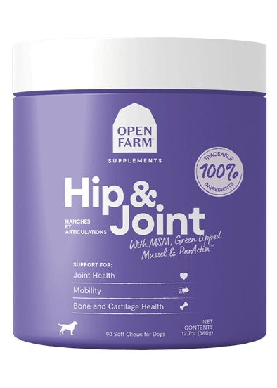 OPEN FARM HIP & JOINT SUPPLEMENT CHEWS FOR DOGS