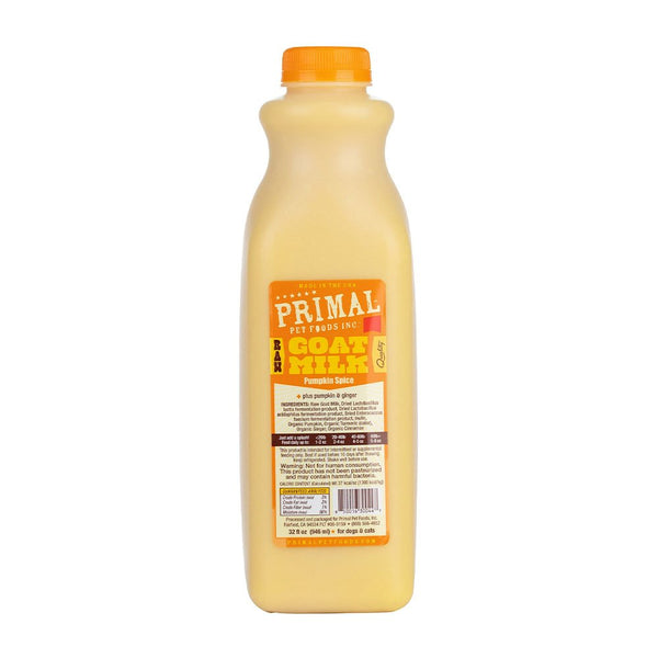 Primal™ Raw Goats Milk Pumpkin Spice Food for Cat & Dog 32oz