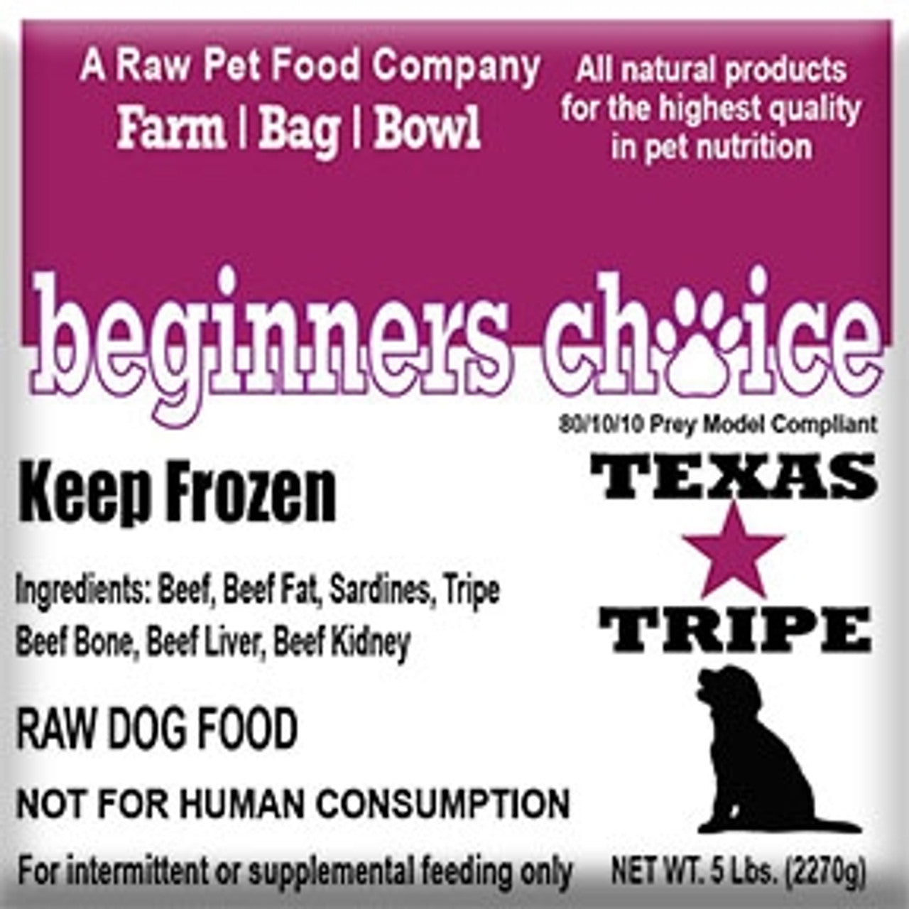 Texas Tripe Products Delivered to your doorstep Houston Raw Pet