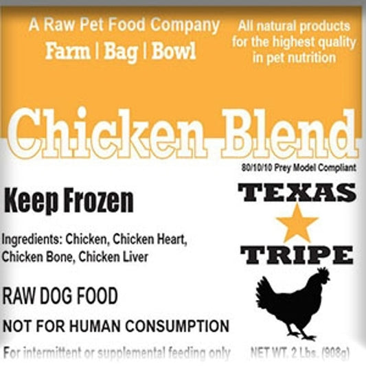 Texas Tripe - Chicken Blend 2lb