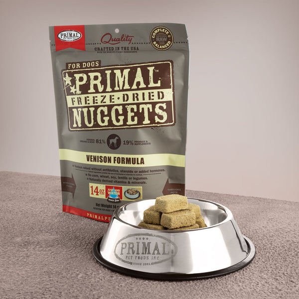 Primal™ Freeze Dried Raw Venison Formula Dog Nuggets 14oz