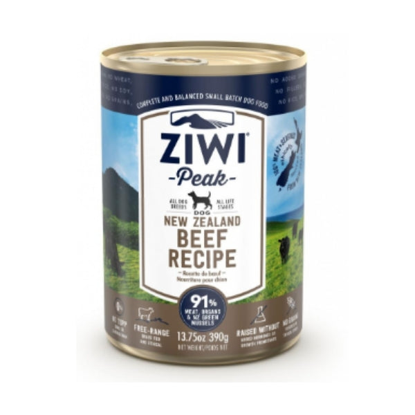 Peak New Zealand Beef Recipe Canned Dog Food