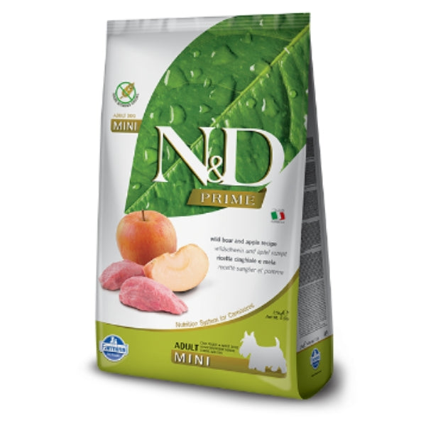 Farmina N&D Natural & Delicious Grain Free Mini Adult Wild Boar & Apple Dry Dog Food
